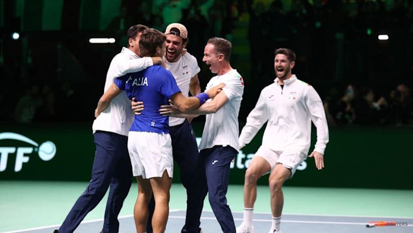 Berrettini, Cobolli lead Italy past Spain for third straight Davis Cup title