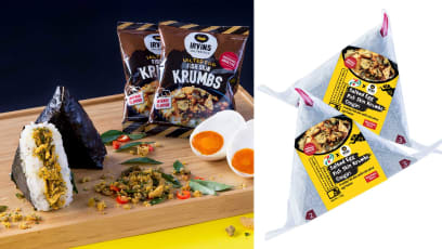 7-Eleven S’pore Launching Onigiri Stuffed With Irvins Salted Egg Fish Skin