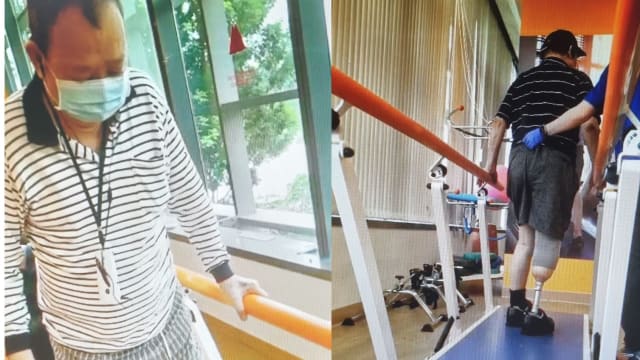 定制义肢仍离不开轮椅　唐琥截肢后复健过程一波三折
