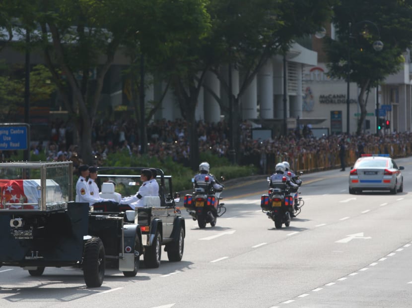 Loyal staff give Mr Lee Kuan Yew final send-off
