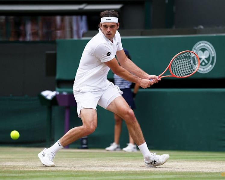 Rock-solid Fritz edges Bublik to reach quarter-final again