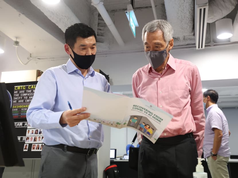 COVID-19 case management task group doing its 'best to scale up' operations amid growing case numbers: PM Lee COVID-19 case management task group doing its 'best to scale up' operations amid growing case numbers: PM Lee