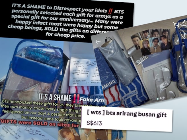 BTS fans upset after exclusive Busan concert gift bags appear on resale platforms