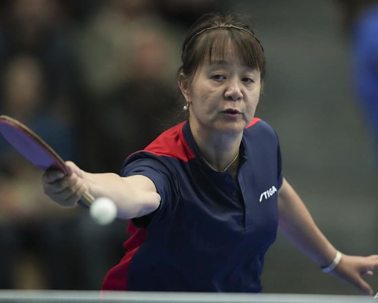57-year-old Chinese-Chilean table tennis player wins over crowd at Pan American Games