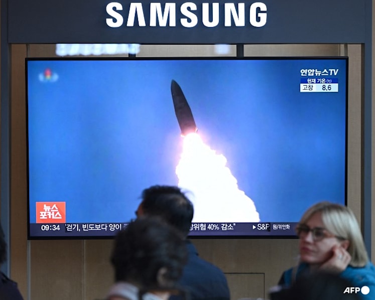 North Korea fires ballistic missile towards east, South Korea says
