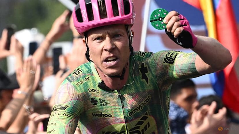 Danish veteran Valgren wins Giro's 17th stage