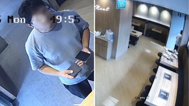 烤肉店指顾客“忘记还钱” 闭路电视拍到他从后门离开