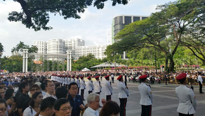 Loyal staff give Mr Lee Kuan Yew final send-off