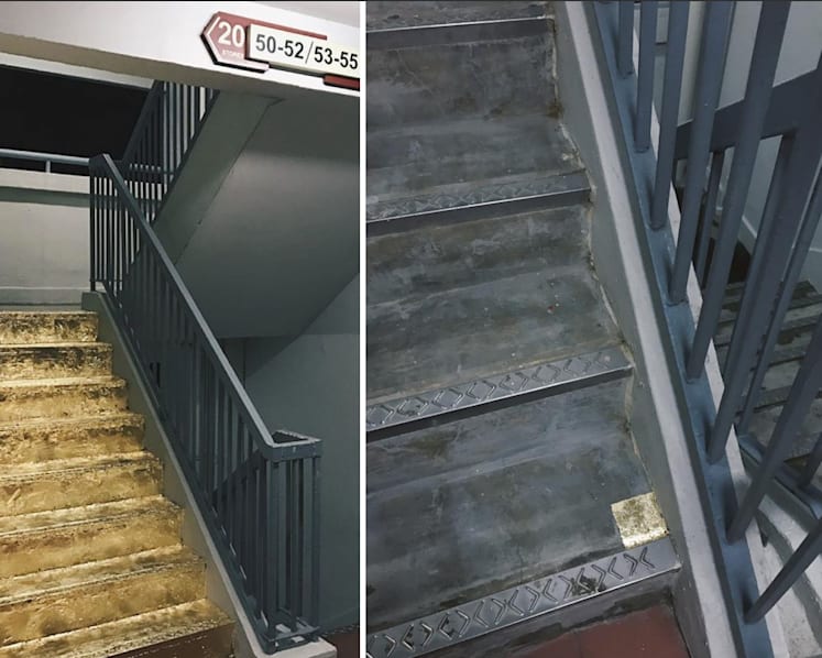 ‘Golden staircase’ no more as art student removes hotly debated project