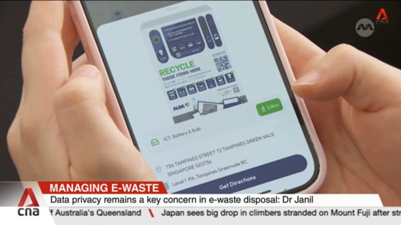All community centres in Singapore to have e-waste bins by June 2026