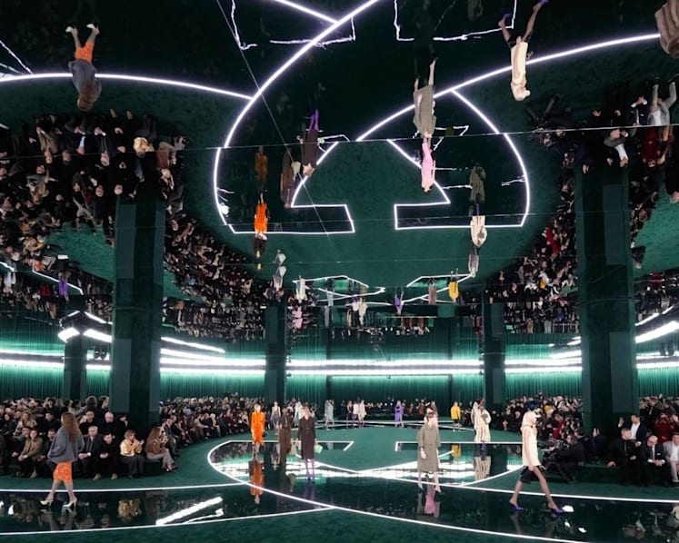 Gucci marks creative transition with lush looks recalling eras past