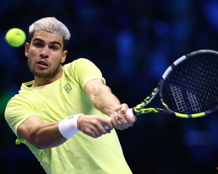 Alcaraz clinches year-end top spot with ATP Finals win over Musetti
