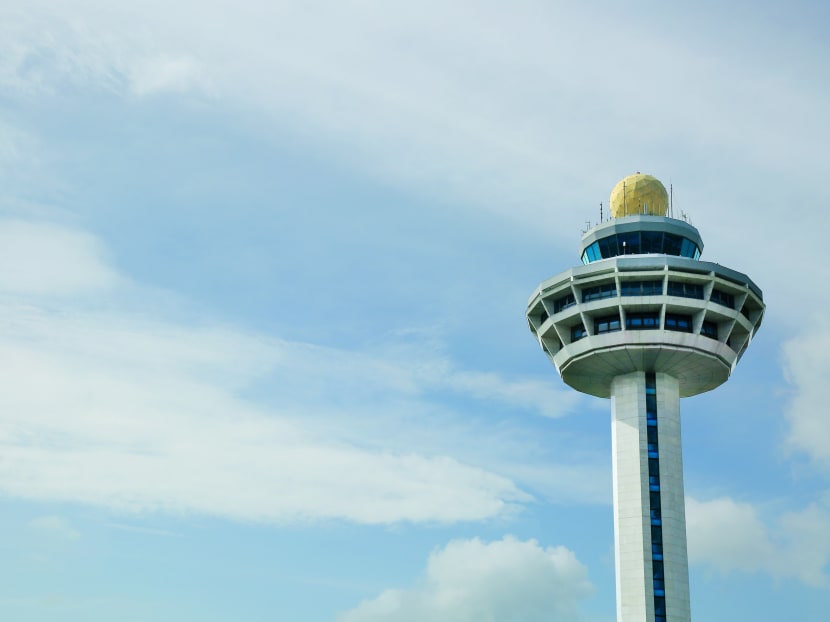 Singapore Changi Airport control tower.  TODAY file photo