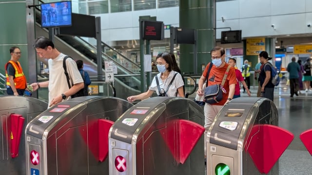 盛港轻轨已经全面恢复正常运作