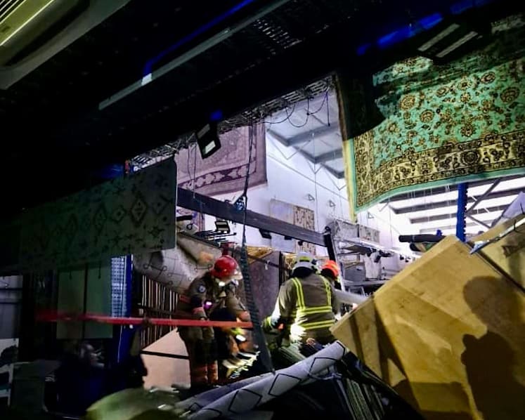 Three people rescued by SCDF after mezzanine floor collapses at Toa Payoh warehouse