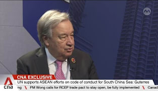  UN chief touches on crisis in Myanmar and South China Sea tensions in exclusive interview with CNA