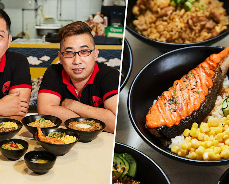 Comforting Japanese Rice Bowls From $5.80 By Ex-Sushi Tei Sous Chef & Captain Turned Hawkers