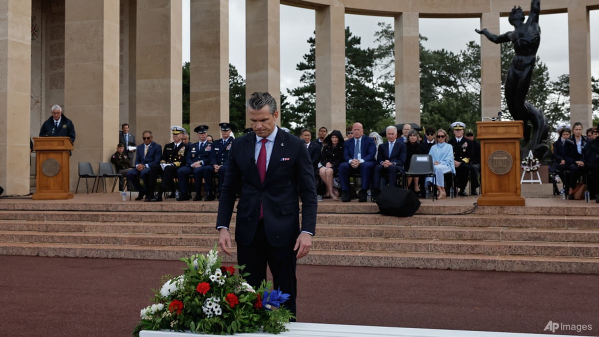 Hegseth, at D-Day event, says Europe faces 'invasion' of dangerous ideologies