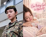 Ah Girls Go Army actress Apple Chan gives birth to baby girl at 32 weeks after emergency C-section