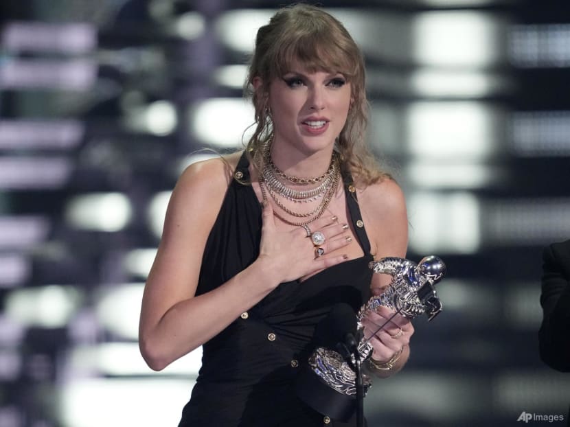 Taylor Swift and her Anti-Hero top MTV VMAs in a show dominated by hip-hop, K-pop and Latin jams