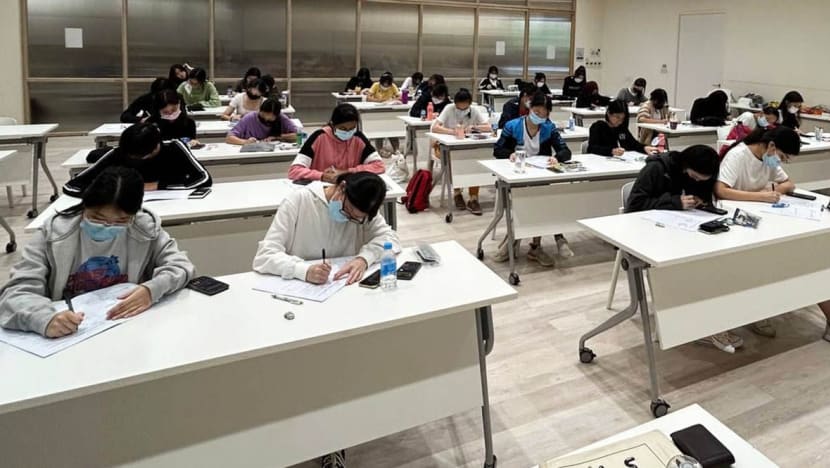 Hundreds sign up for tuition centre mock exams costing up to S$130, after scrapping of all mid-year school exams