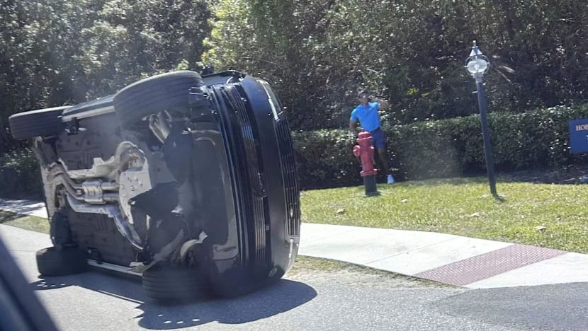 Tiger Woods ditahan selepas terlibat nahas di Florida