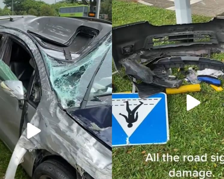 2 people taken to hospital after accident involving 3 vehicles along Yio Chu Kang Road 