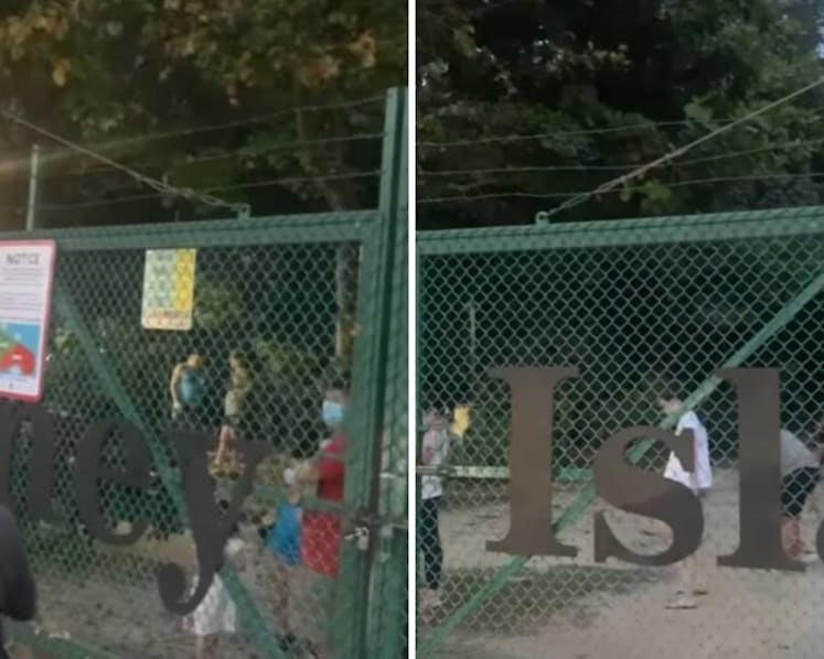 NParks says unsafe to explore Coney Island at night after visitors seen stranded behind closed gates