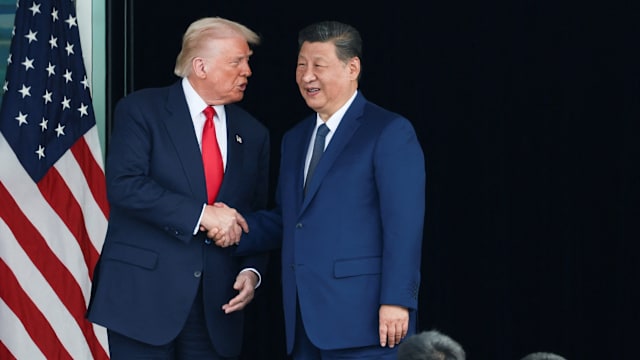 习特会历时1小时40分钟后结束