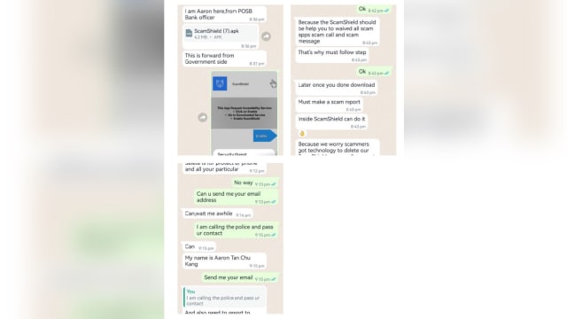 诈骗分子以假ScamShield应用钓鱼行骗 警方提醒公众注意