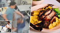 Elderly Bei-Ing Wanton Noodle Hawker Suffers Fractured Back After Being Shoved, But Will Return To Work Aug 21