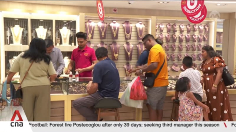 Soaring gold prices weigh on festive takings for Little India jewellery shops ahead of Deepavali
