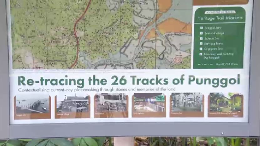 Fasa pertama Jejak Warisan Punggol dibuka, ciri-ciri Old Punggol Road dikekalkan