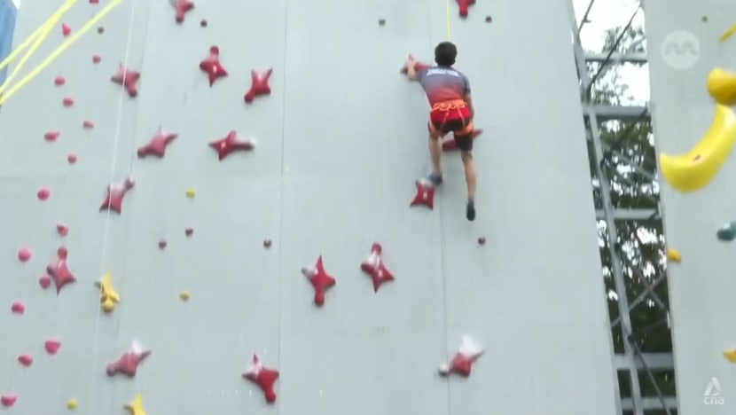 Speed climbing, roller skating athletes hope Asian Games inspire more Singaporeans to pick up niche sports Speed climbing, roller skating athletes hope Asian Games inspire more Singaporeans to pick up niche sports