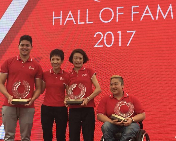 Joseph Schooling, Theresa Goh, Laurentia Tan enter Singapore's Sport Hall of Fame