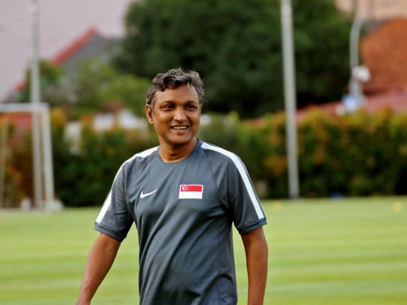 National head coach V Sundramoorthy's target following the extension of his contract, will be to lead the Lions to a top-two finish in their Asian Cup qualifying group. TODAY file photo