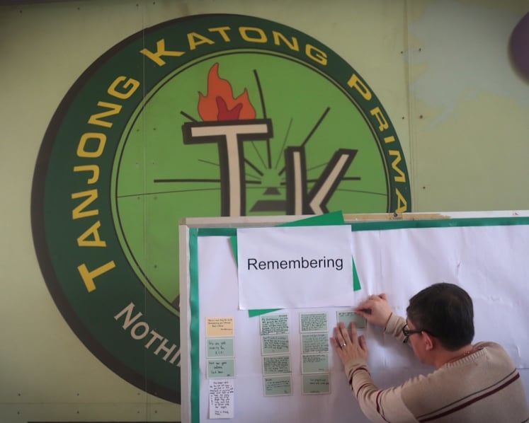 Sabah quake: Visitors stream in to show support at Tanjong Katong Primary School