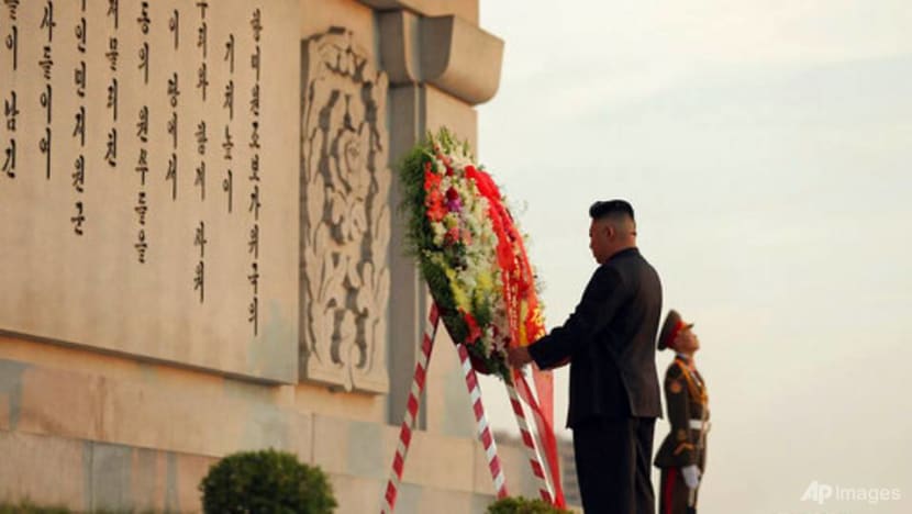 North Korea leader pays respect to Chinese war dead at memorial 