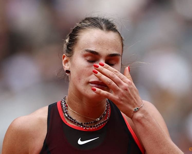 Sabalenka says she fell into 'deep, dark hole' mentally in Paris shock