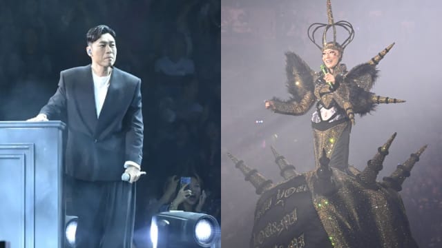 郑秀文香港开唱　许志安惊喜伴奏合唱