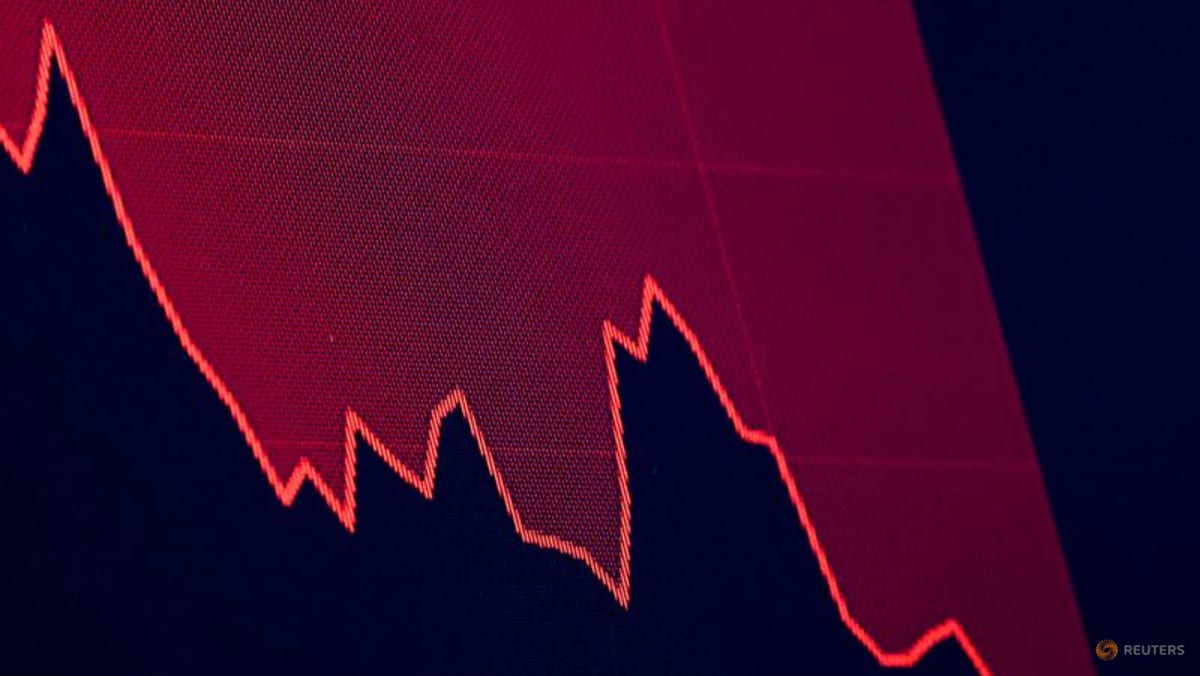 channelnewsasia.com - Financial stocks fall with AI and flattening yield curve in focus