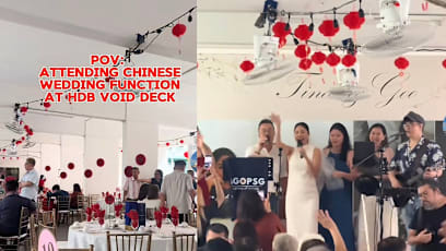 Chinese Wedding At Void Deck In Bukit Panjang Cost Newlyweds About $30K, According To Wedding Guest
