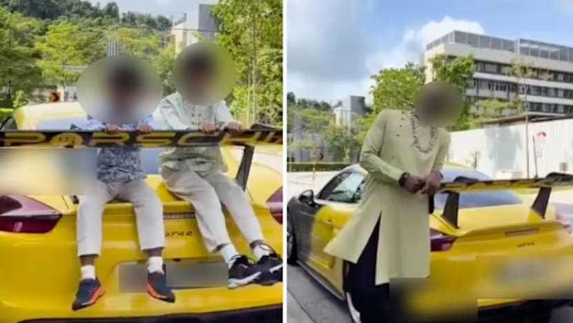 Lelaki didakwa kerana pandu kereta Porsche dengan kanak-kanak di atas but keretanya