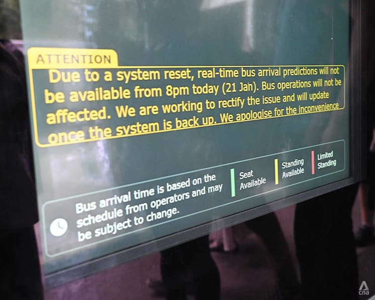 LTA to reset system to fix inaccurate bus timings on transport apps, bus stop displays