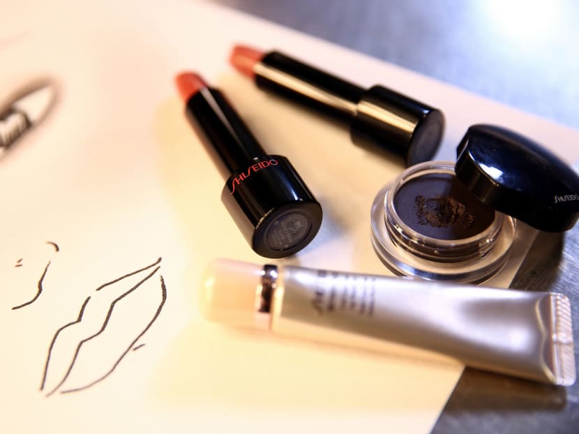 File photo of Shiseido make up seen backstage at the Zero + Maria Cornejo fashion show during New York Fashion Week September 2016 at Pier 59 Studios. Photo: AFP