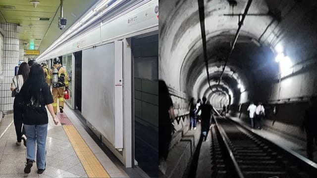 韩国首尔地铁列车发生纵火案 数百名乘客紧急疏散
