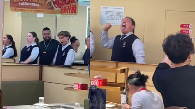 海底捞迎来对手？新西兰考察团在成都海底捞跳毛利战舞