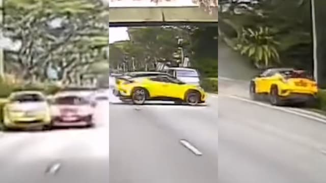 疑在东海岸公园大道危险超车 丰田SUV失控“漂移”四条车道