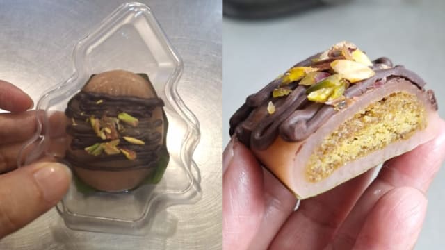 为传统糕点披上圣诞装　Knafeh Ku Kueh吃上去是这个味道！
