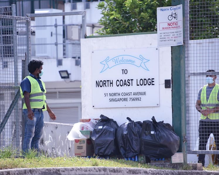 Safety time-out for worksites of COVID-19 infected workers from North Coast Lodge dormitory: MOM